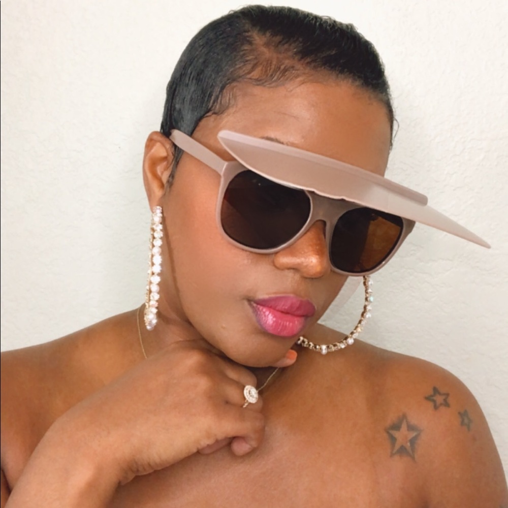 VISOR SUNGLASSES TAN